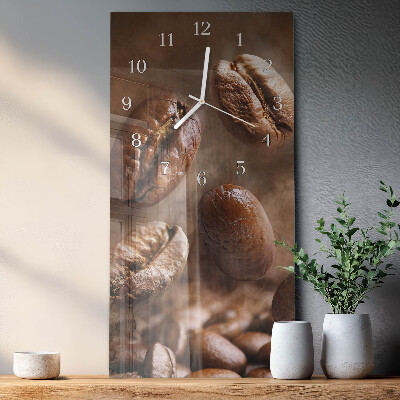 Decoratieve glazen klok verticaal Bonen