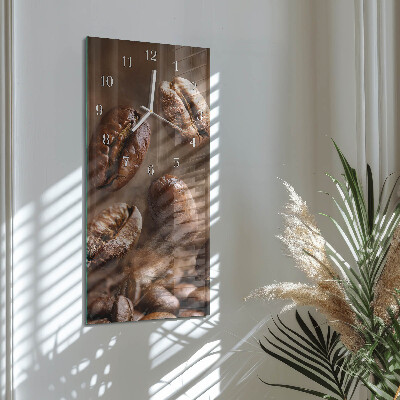 Decoratieve glazen klok verticaal Bonen