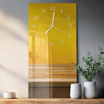 Decoratieve glazen klok verticaal Tafel