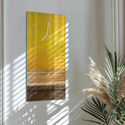 Decoratieve glazen klok verticaal Tafel