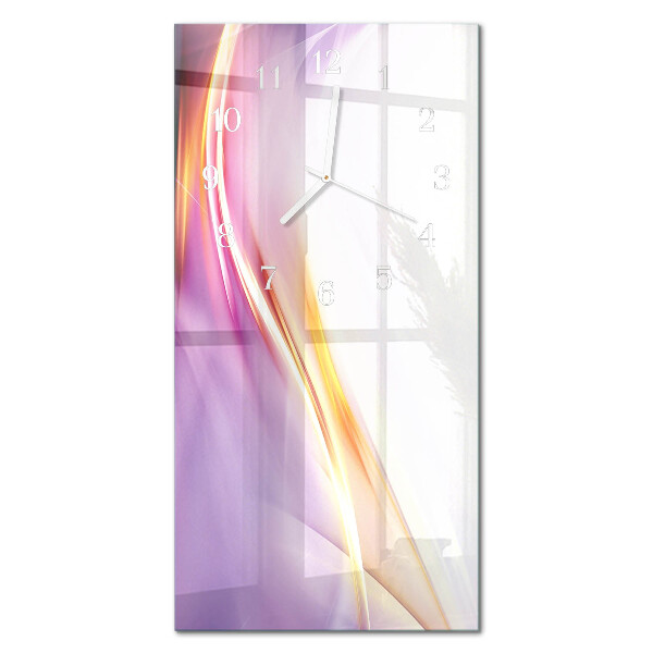 Glazen klok verticaal Abstractie