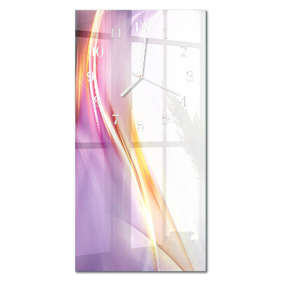 Glazen klok verticaal Abstractie