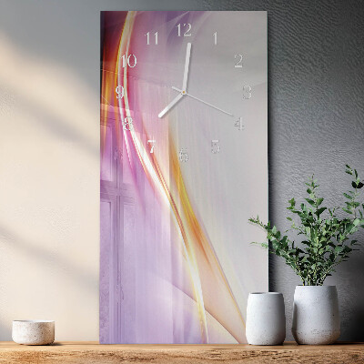 Glazen klok verticaal Abstractie
