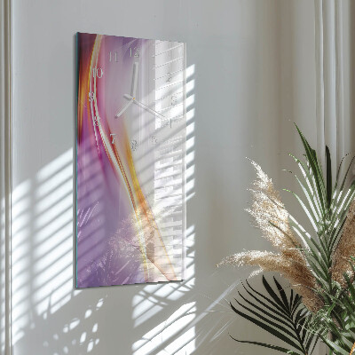 Glazen klok verticaal Abstractie