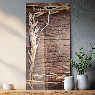 Decoratieve glazen klok verticaal Graantabel