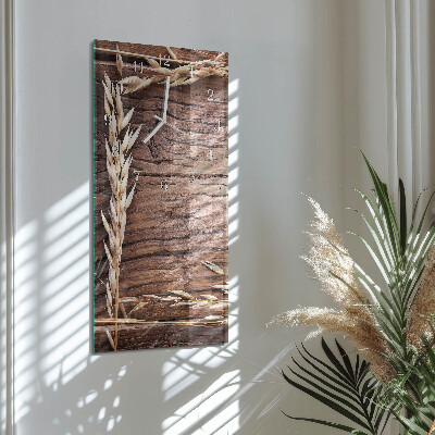 Decoratieve glazen klok verticaal Graantabel