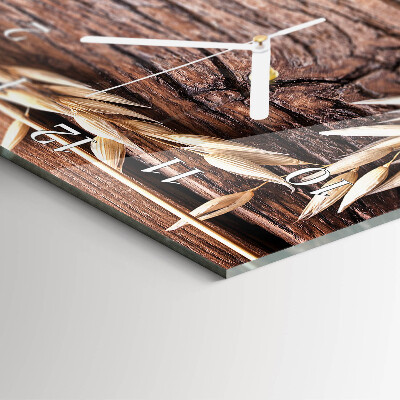 Decoratieve glazen klok verticaal Graantabel