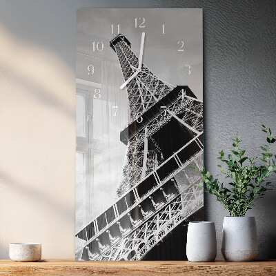 Glazen klok verticaal Eiffeltoren