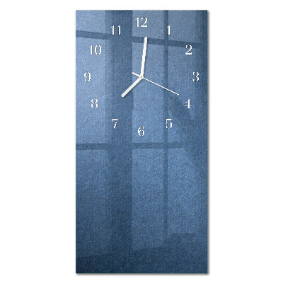 Decoratieve glazen klok verticaal Bord