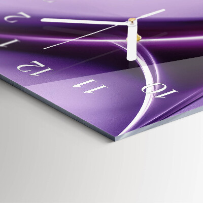 Decoratieve glazen klok verticaal Abstractie