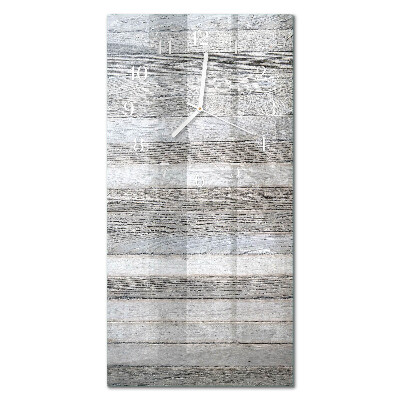 Rechthoekige glas klok verticaal Hout
