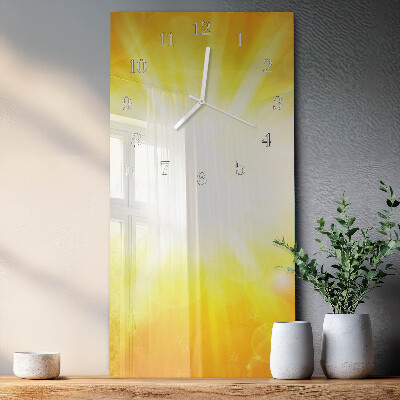 Decoratieve glazen klok verticaal Zonlicht