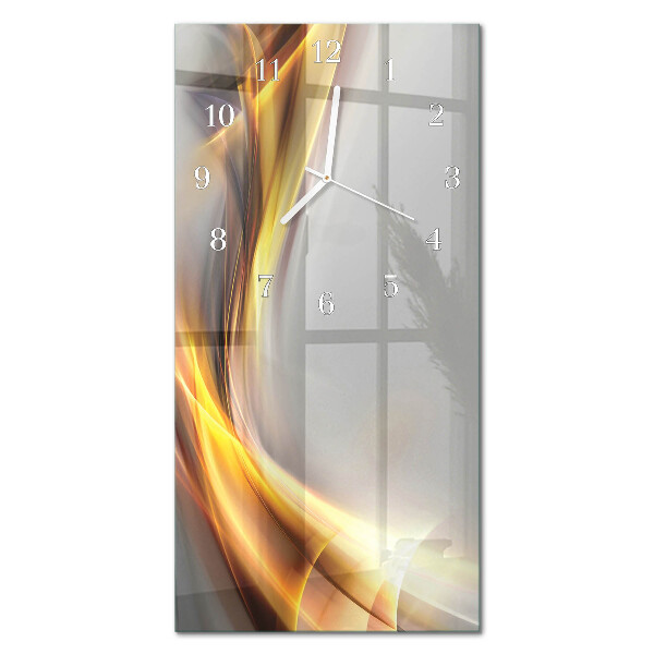 Rechthoekige glas klok verticaal Abstractie