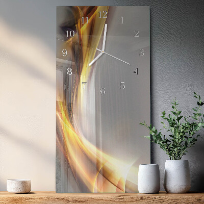 Rechthoekige glas klok verticaal Abstractie