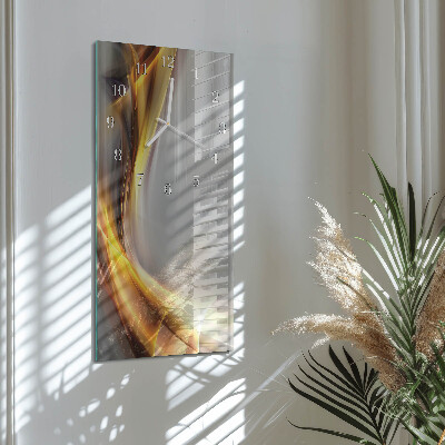Rechthoekige glas klok verticaal Abstractie