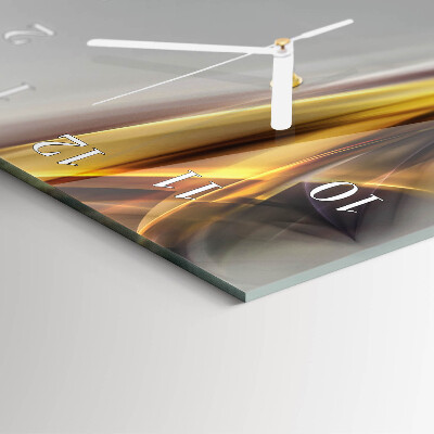 Rechthoekige glas klok verticaal Abstractie