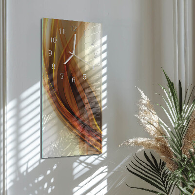 Rechthoekige glas klok verticaal Abstractie