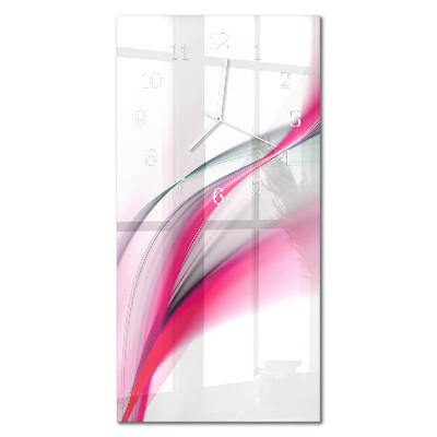 Glazen klok verticaal Abstractie