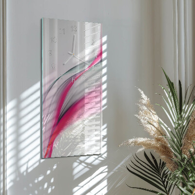 Glazen klok verticaal Abstractie