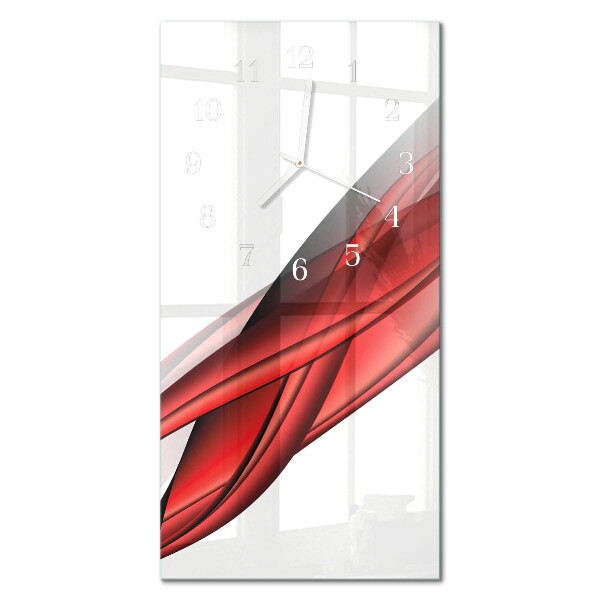 Rechthoekige glas klok verticaal Abstractie