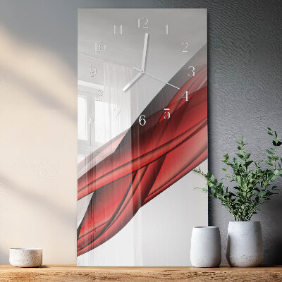 Rechthoekige glas klok verticaal Abstractie