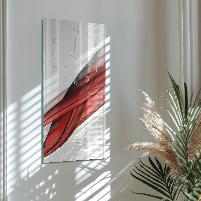 Rechthoekige glas klok verticaal Abstractie