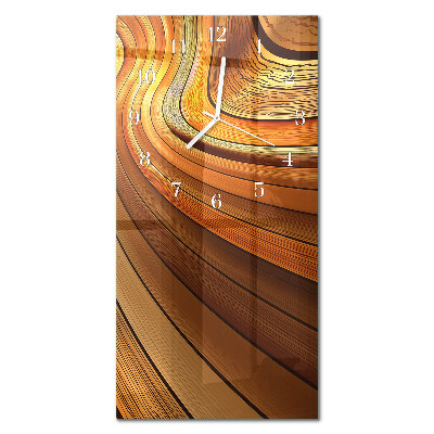 Rechthoekige glas klok verticaal Abstractie