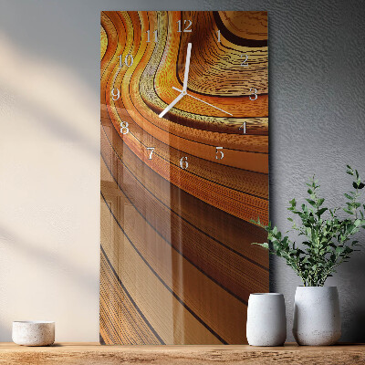 Rechthoekige glas klok verticaal Abstractie
