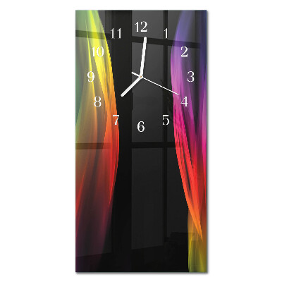 Glazen klok verticaal Abstractie