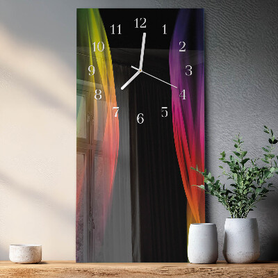 Glazen klok verticaal Abstractie