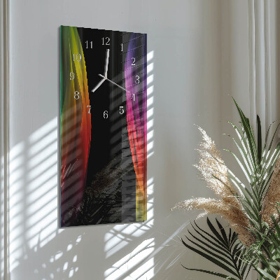 Glazen klok verticaal Abstractie