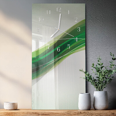 Rechthoekige glas klok verticaal Abstractie
