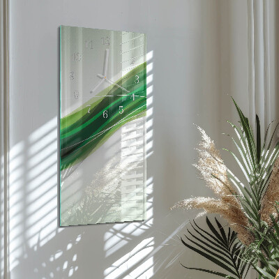 Rechthoekige glas klok verticaal Abstractie