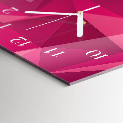 Decoratieve glazen klok verticaal Abstractie
