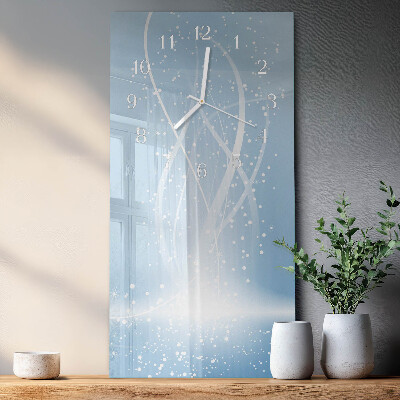 Decoratieve glazen klok verticaal Verschijning