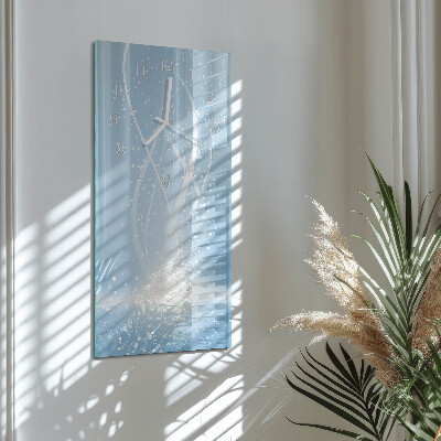 Decoratieve glazen klok verticaal Verschijning