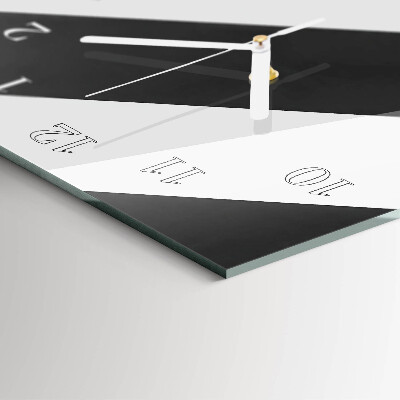 Glazen klok verticaal Strepen