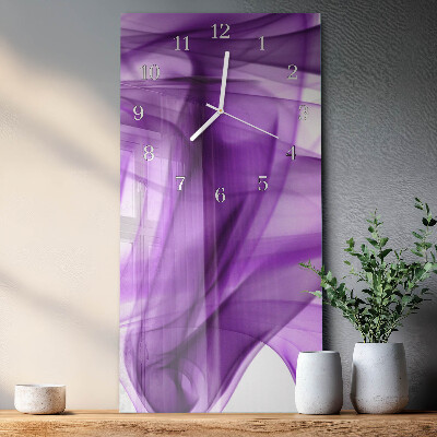 Rechthoekige glas klok verticaal Viola-patroon