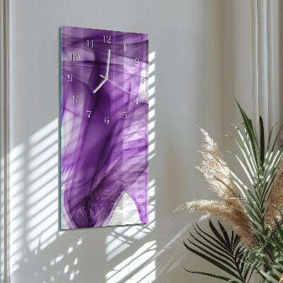 Rechthoekige glas klok verticaal Viola-patroon