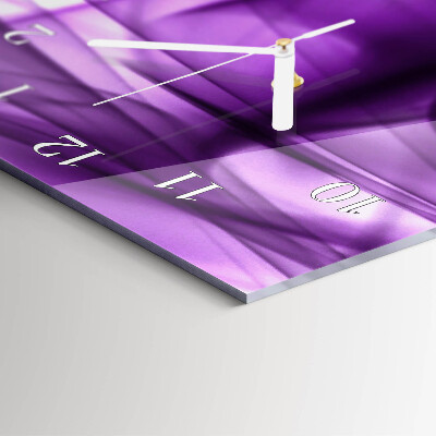 Rechthoekige glas klok verticaal Viola-patroon