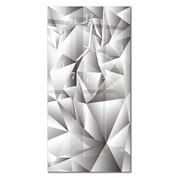 Rechthoekige glas klok verticaal Patroon