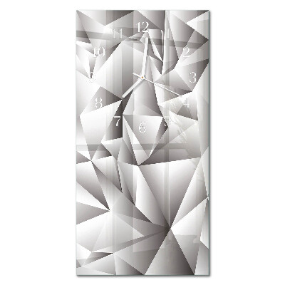 Rechthoekige glas klok verticaal Patroon