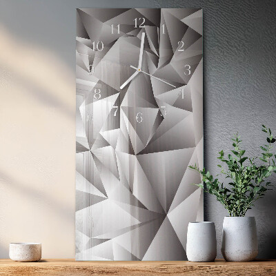 Rechthoekige glas klok verticaal Patroon
