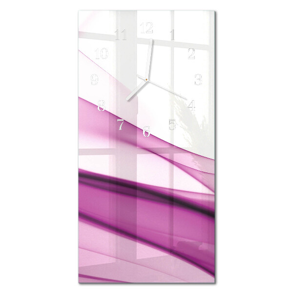 Decoratieve glazen klok verticaal Abstractie