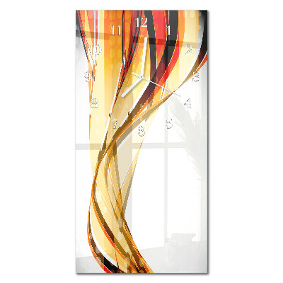 Glazen klok verticaal Abstractie