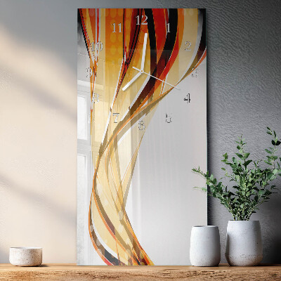 Glazen klok verticaal Abstractie