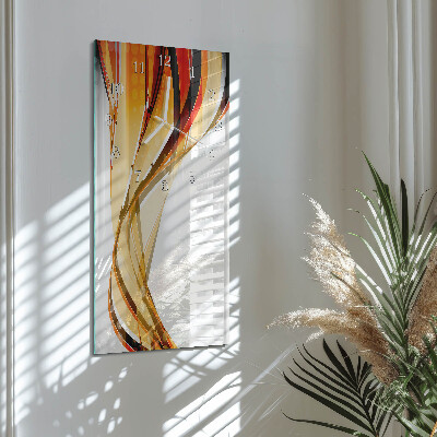 Glazen klok verticaal Abstractie