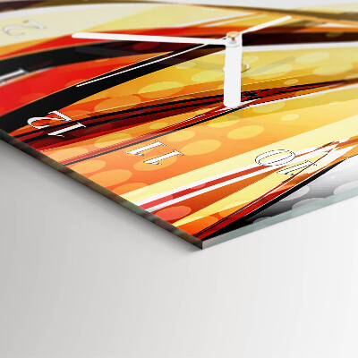 Glazen klok verticaal Abstractie