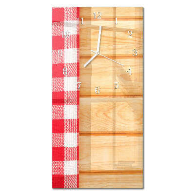 Rechthoekige glas klok verticaal Tafel