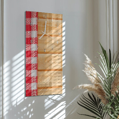 Rechthoekige glas klok verticaal Tafel